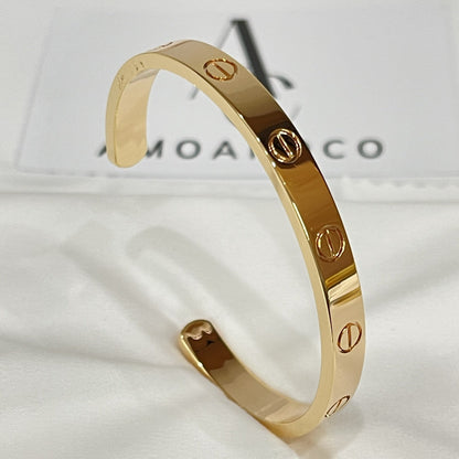 ¡®AuraJewelry¡¯LOVE BRACELET 6.1MM OPEN CUFF