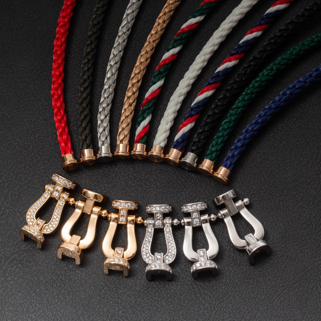 ¡®AuraJewelry¡¯FORCE LARGE HORSESHOE NO DIAMOND BRACELET ROSE GOLD