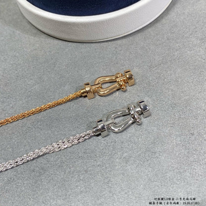 ¡®AuraJewelry¡¯FORCE SMALL HORSESHOE  DIAMOND CHAIN ROPE BRACELET