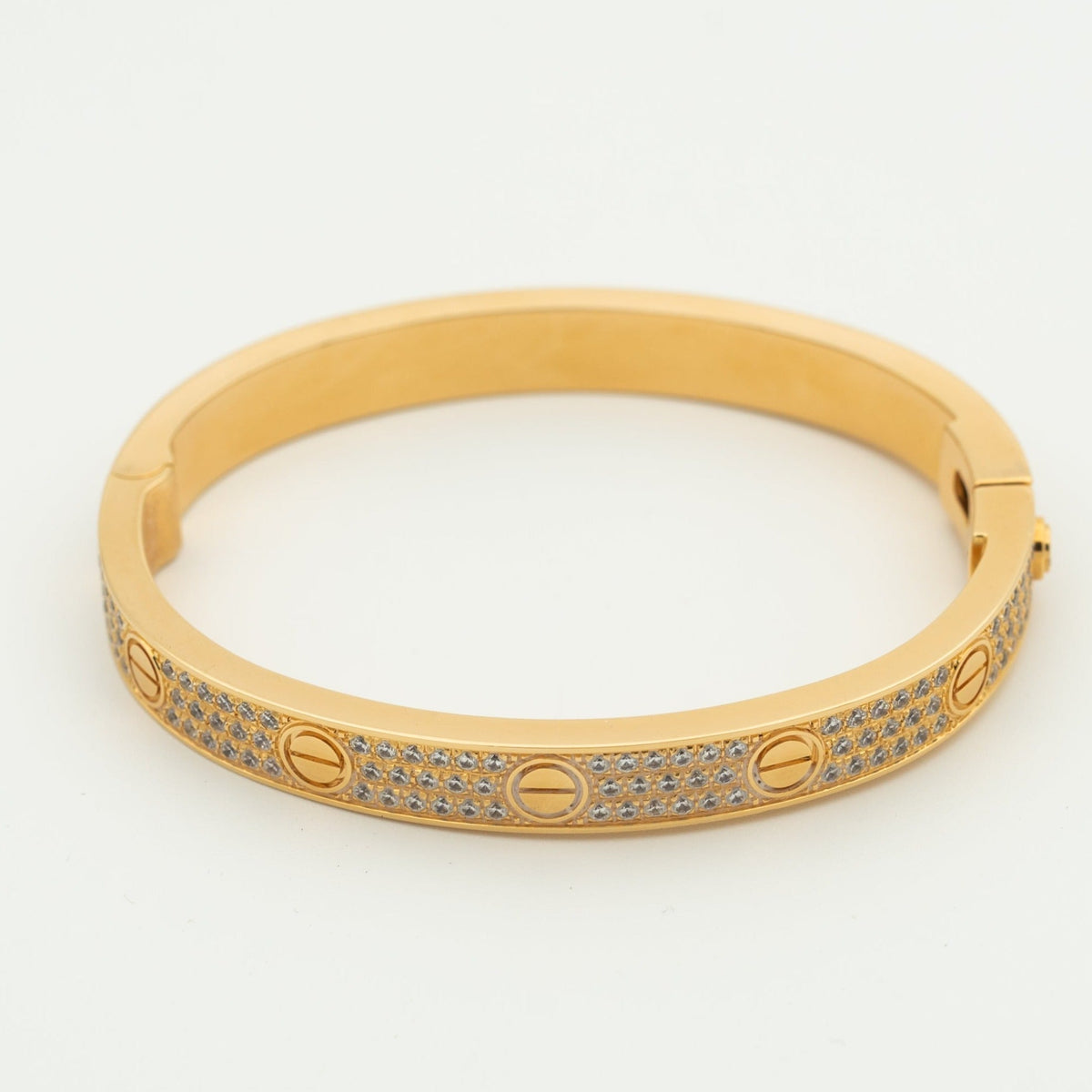 ¡®AuraJewelry¡¯LOVE BRACELET 6.1MM DIAMOND-PAVED