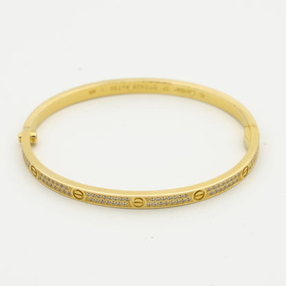 ¡®AuraJewelry¡¯LOVE BRACELET 3.65MM DIAMOND-PAVED