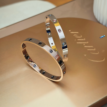 [AuraJewelry]2026 RAINBOW LOVE BRACELET 6.1MM  10 DIAMONDS