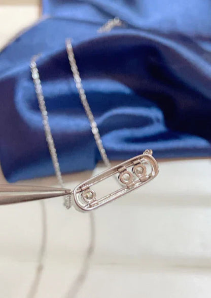 [AuraJewelry] MK MOVE FULL DIAMOND NECKLACE