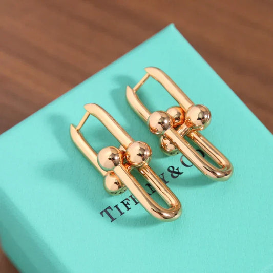 [AuraJewelry]TF HORSESHOE BUCKLE EARRINGS