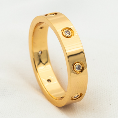 ¡®AuraJewelry¡¯LOVE RING 3.6MM 8 DIAMONDS