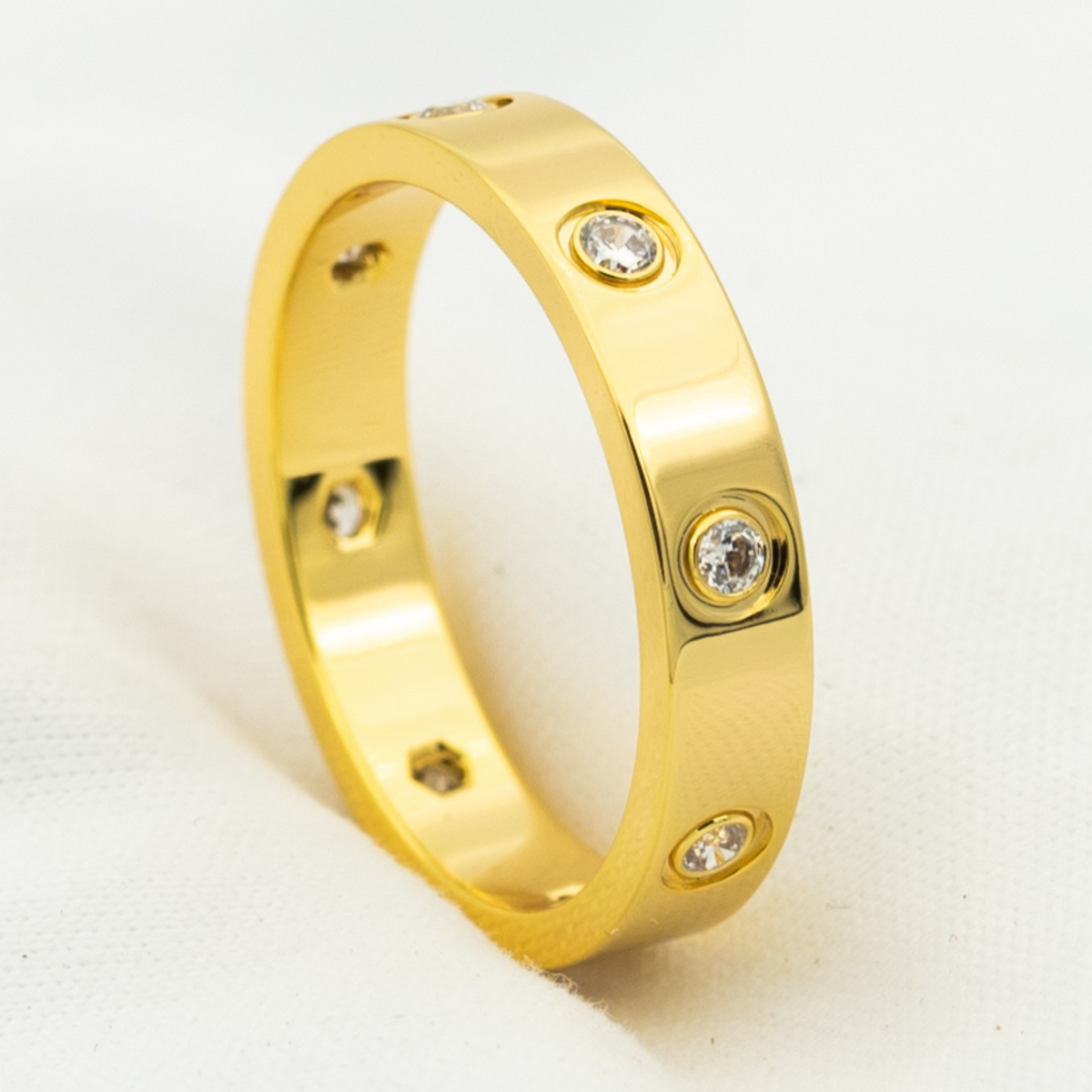¡®AuraJewelry¡¯LOVE RING 3.6MM 8 DIAMONDS