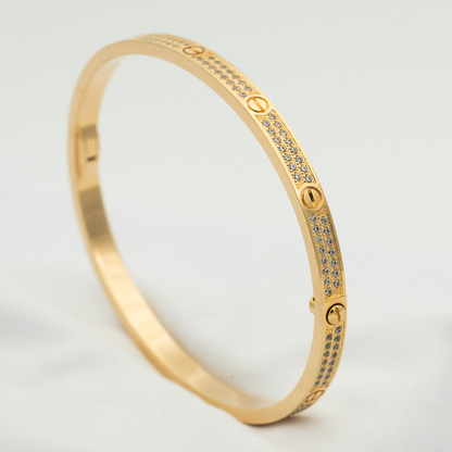 ¡®AuraJewelry¡¯LOVE BRACELET 3.65MM DIAMOND-PAVED