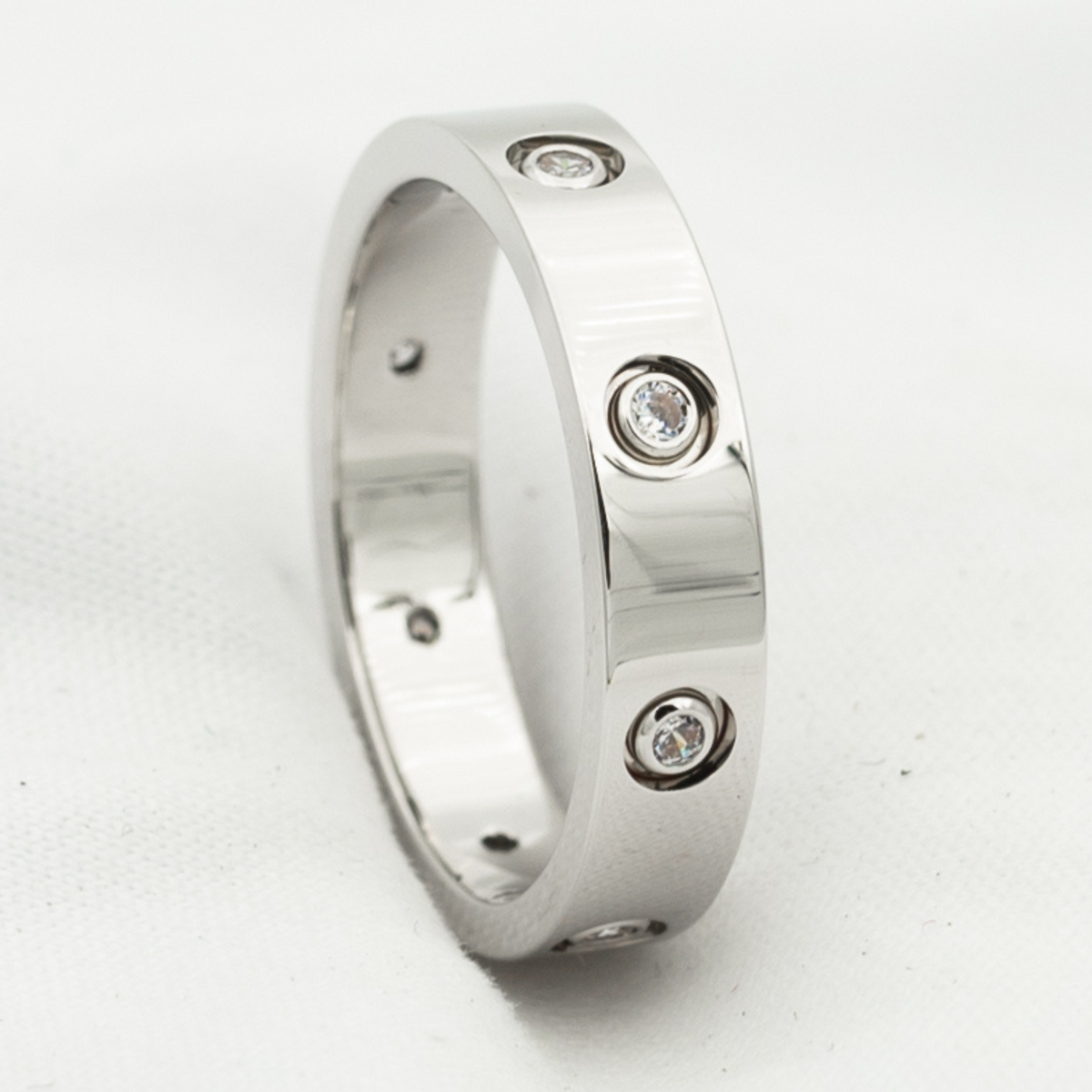 ¡®AuraJewelry¡¯LOVE RING 3.6MM 8 DIAMONDS