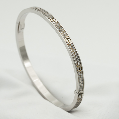 ¡®AuraJewelry¡¯LOVE BRACELET 3.65MM DIAMOND-PAVED