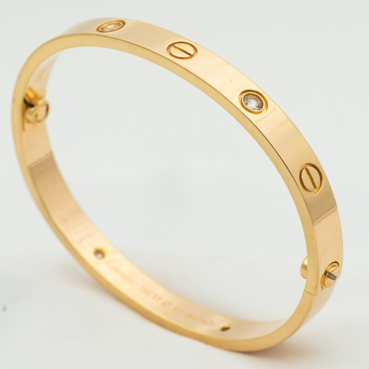 ¡®AuraJewelry¡¯LOVE BRACELET 6.1MM 4 DIAMONDS