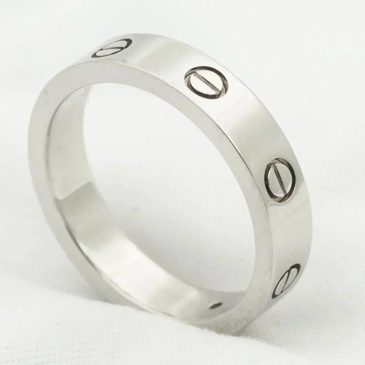 ¡®AuraJewelry¡¯LOVE RING 4MM 1 DIAMOND SILVER