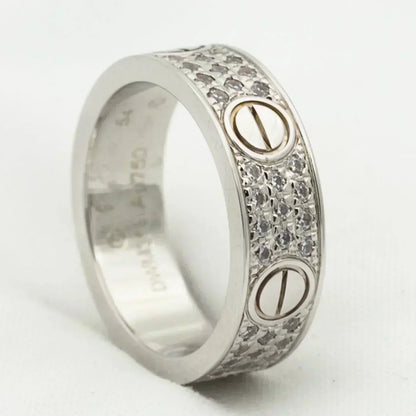 ¡®AuraJewelry¡¯LOVE RING 5.5MM DIAMONDS PAVED