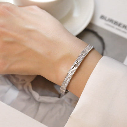 ¡®AuraJewelry¡¯KELLY BRACELET DIAMOND PAVED