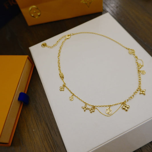 ¡®AuraJewelry¡¯BLOOMING SUPPLE NECKLACE BRASS