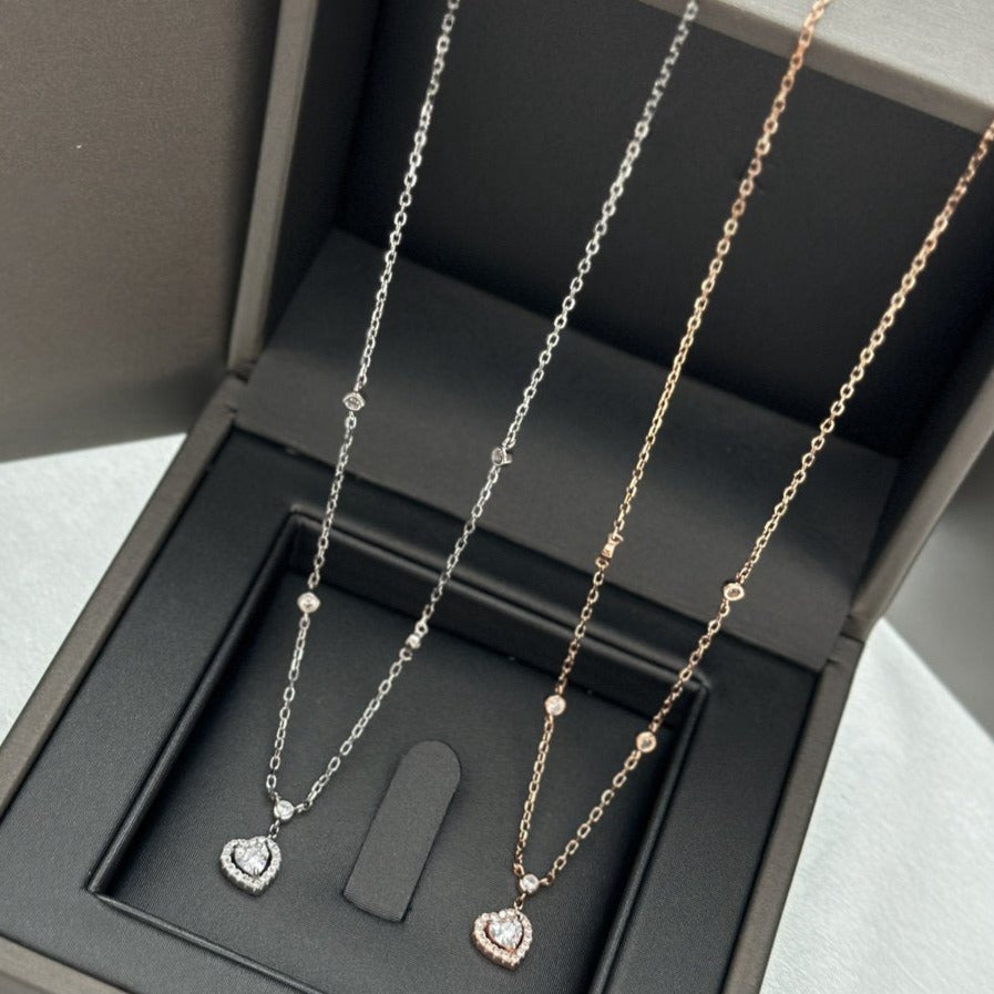 [AuraJewelry]JOY HEART DIAMOND NECKLACE