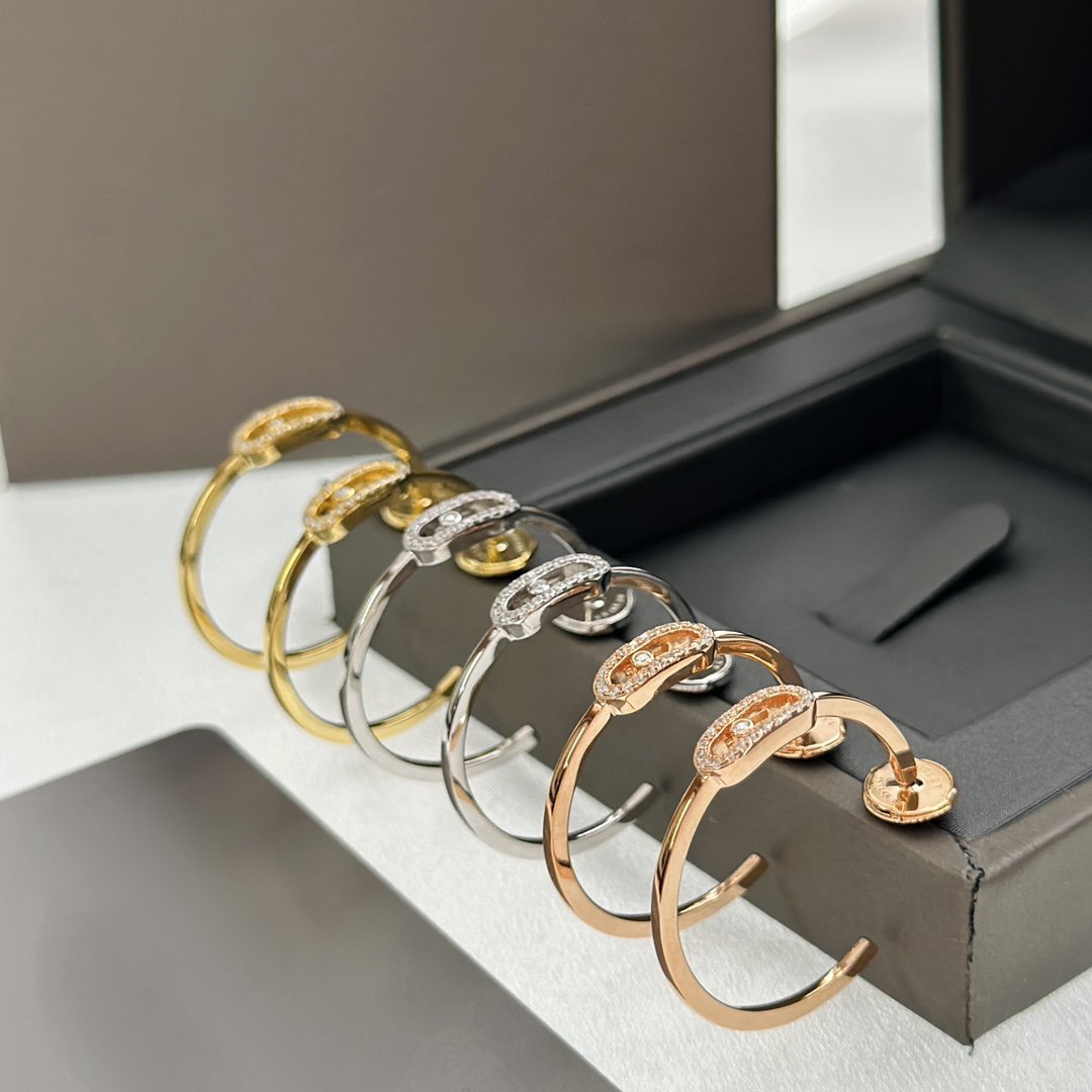 [AuraJewelry]CREOLES MOVE UNO PM DIAMOND EARRINGS