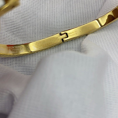 ¡®AuraJewelry¡¯CLASSIC HM CLIC WHITE 8MM ENAMEL BRACELET