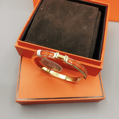 ¡®AuraJewelry¡¯CLASSIC HM CLIC RED 8MM ENAMEL BRACELET