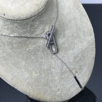 ¡®AuraJewelry¡¯HM NECKLACE PLATINUM ROSE GOLD DIAMOND