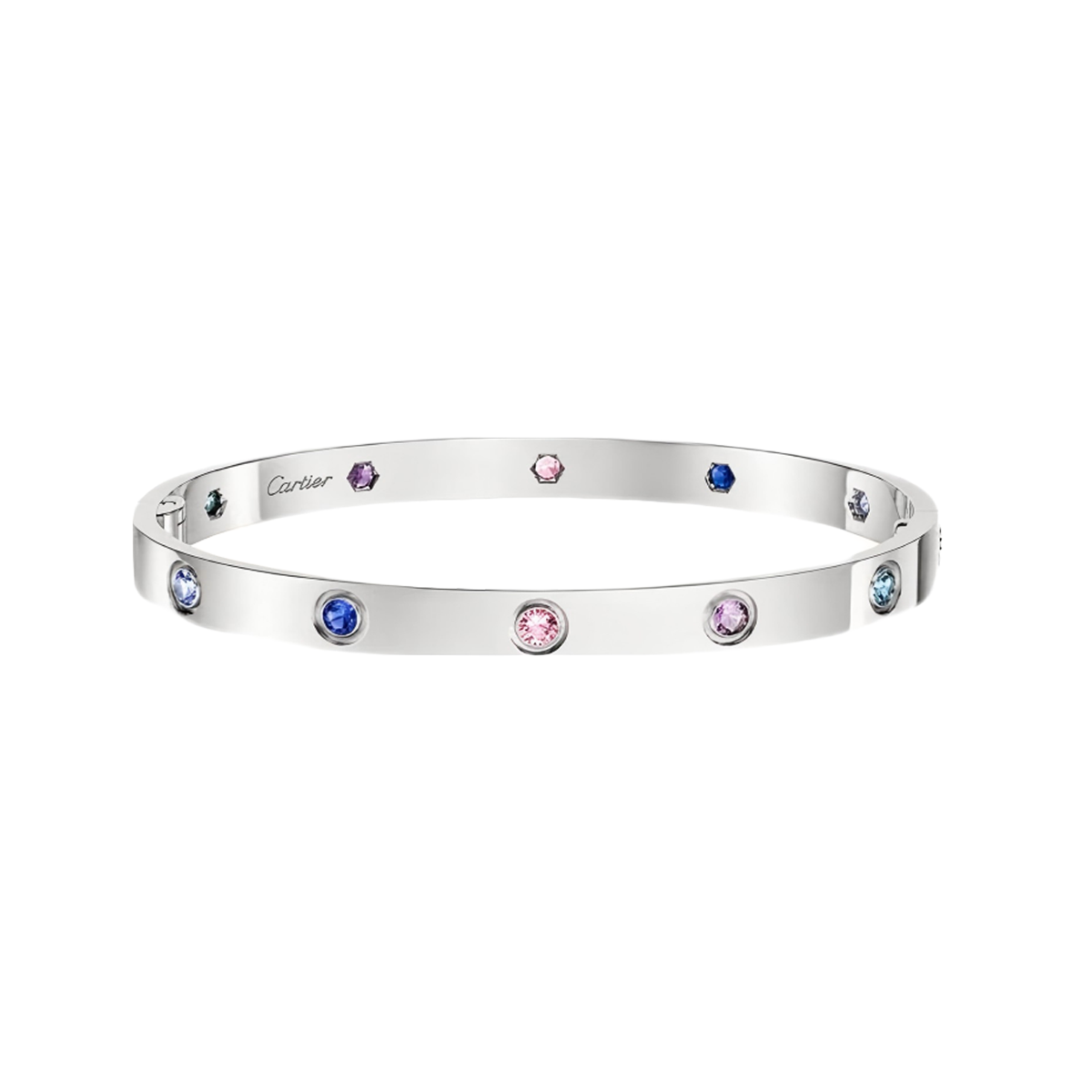 [AuraJewelry]2026 RAINBOW LOVE BRACELET 6.1MM  10 DIAMONDS