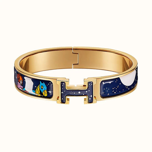 ¡®AuraJewelry¡¯H STAR AND MOON BRACELET 12MM
