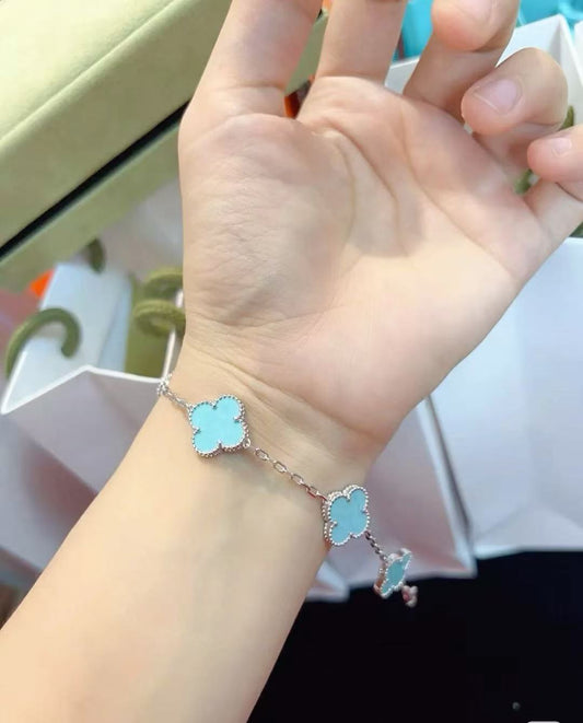 [AuraJewelry]Baby Blue Braided Bracelet