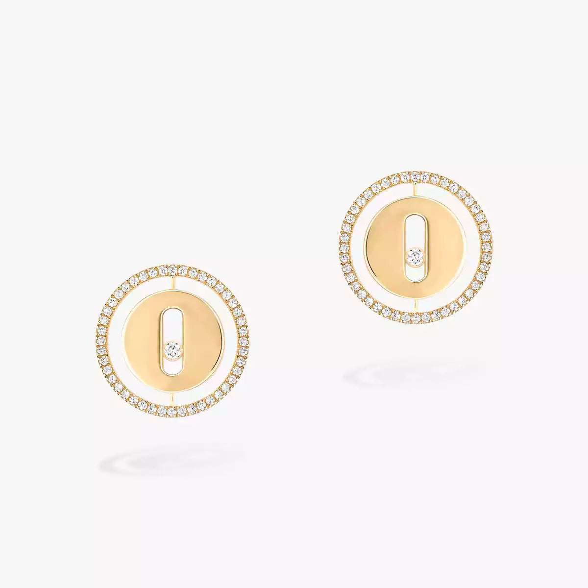 [AuraJewelry]Lucky Move Diamond Earrings