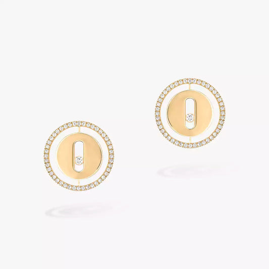 [AuraJewelry]Lucky Move Diamond Earrings