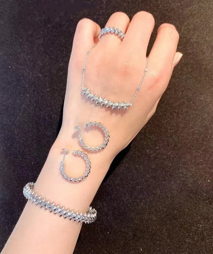 [AuraJewelry]CLASH PINK GOLD Silver   Gold  BRACELET