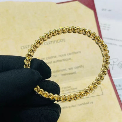 [AuraJewelry]CLASH PINK GOLD Silver   Gold  BRACELET
