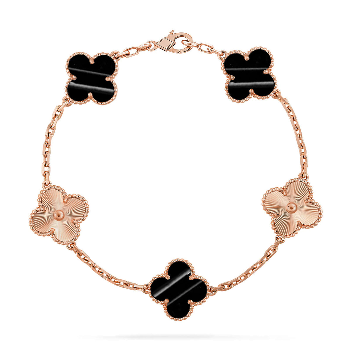 [AuraJewelry]New  CLOVER 5 MOTIF PULSAR STONE BRACELET COLLECTION