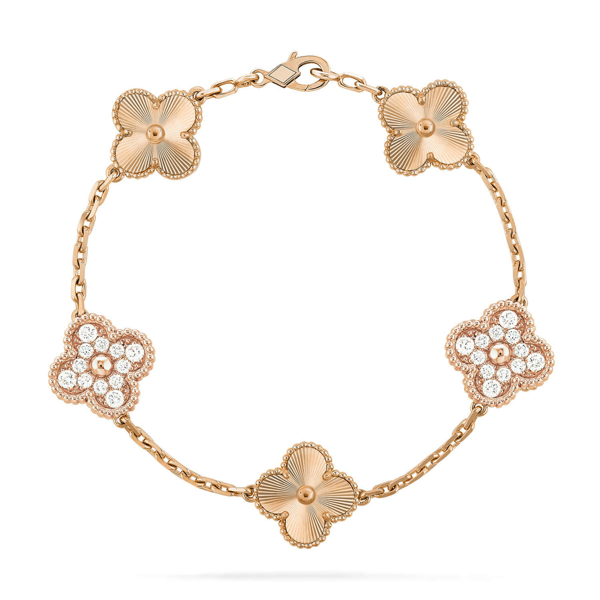 [AuraJewelry]New  CLOVER 5 MOTIF LASER BRACELET COLLECTION