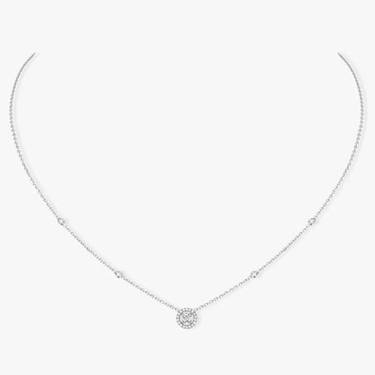 [AuraJewelry]Diamond Necklace 0,20ct Brilliant Shape Joy
