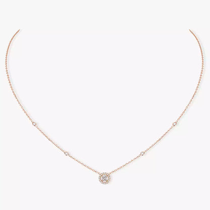 [AuraJewelry]Diamond Necklace 0,20ct Brilliant Shape Joy
