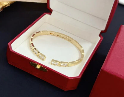 [AuraJewelry]LOVE DIAMOND OPEN BRACELET