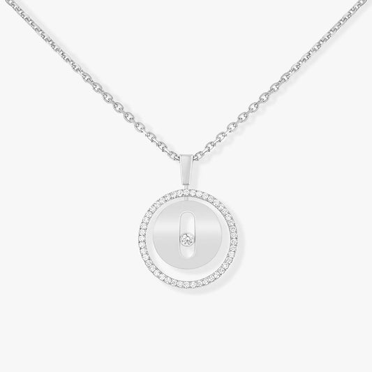 [AuraJewelry]LUCKY MOVE PM NECKLACE SILVER DIAMOND