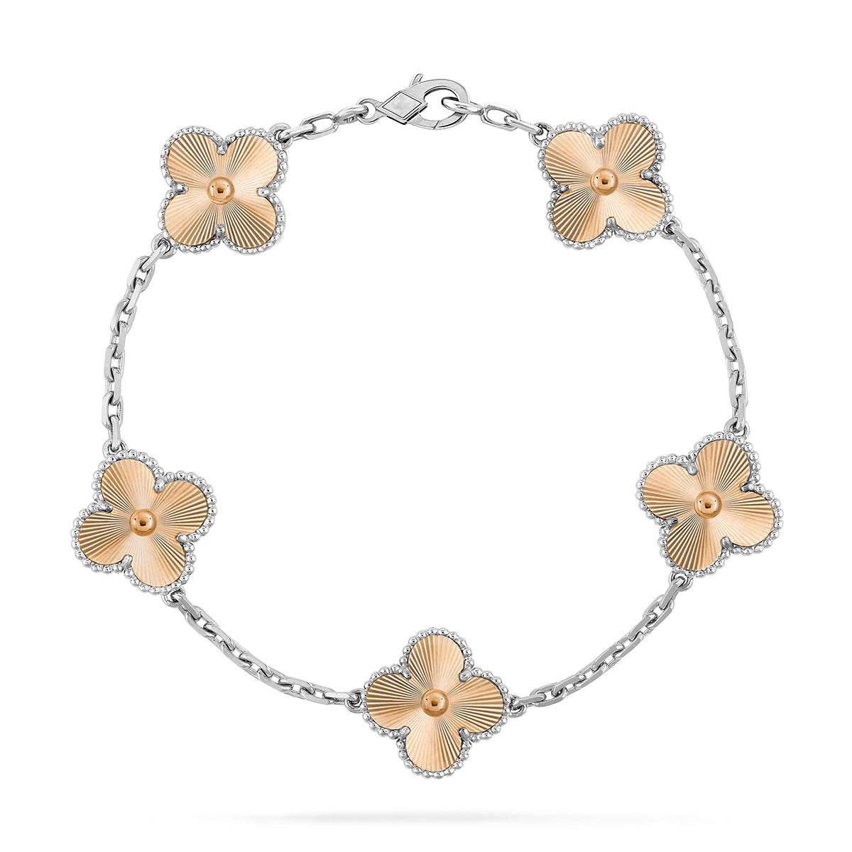 [AuraJewelry]New  CLOVER 5 MOTIF LASER BRACELET COLLECTION