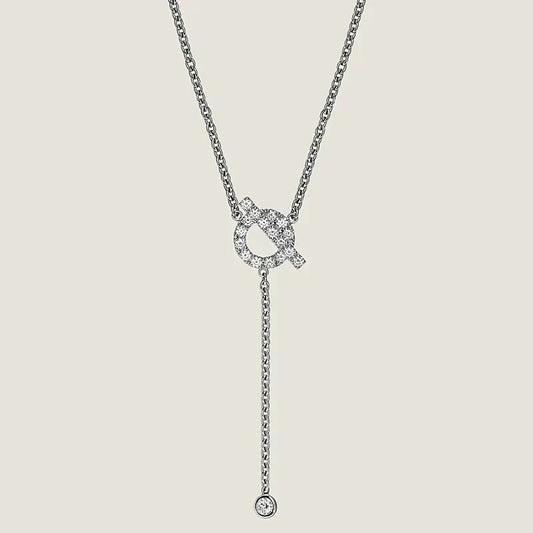 ¡®AuraJewelry¡¯FINESSE SILVER DIAMOND NECKLACE