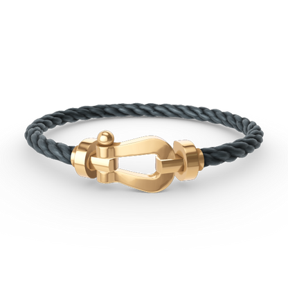 ¡®AuraJewelry¡¯FORCE LARGE HORSESHOE NO DIAMOND BRACELET GOLD