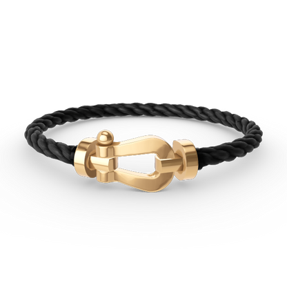 ¡®AuraJewelry¡¯FORCE LARGE HORSESHOE NO DIAMOND BRACELET GOLD