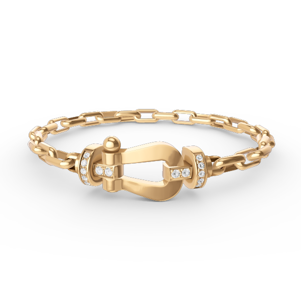 ¡®AuraJewelry¡¯FORCE LARGE HORSESHOE CLASP  METAL BRACELET