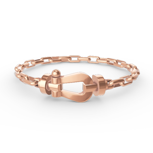 ¡®AuraJewelry¡¯FORCE LARGE HORSESHOE CLASP  METAL BRACELET