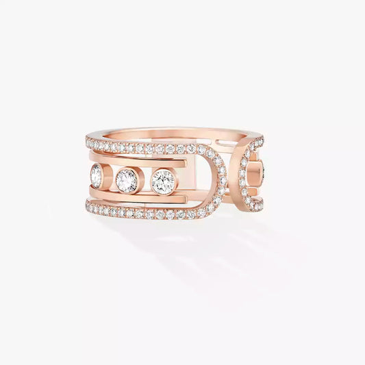 [AuraJewelry]Move 10th Diamond Ring in Gold