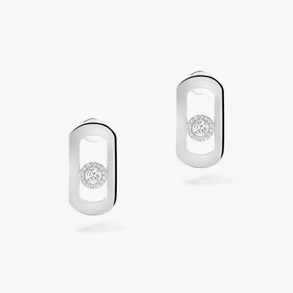[AuraJewelry]So Move Diamond Earrings in Yellow Gold