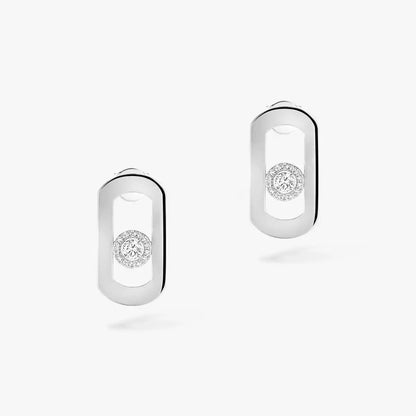 [AuraJewelry]So Move Diamond Earrings in Yellow Gold