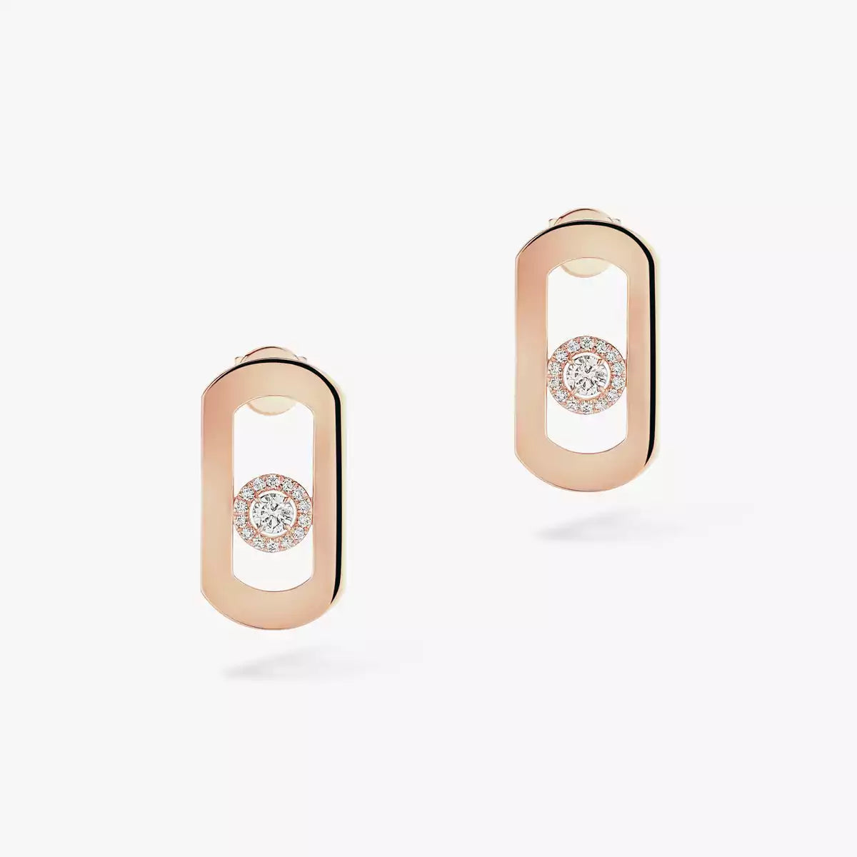 [AuraJewelry]So Move Diamond Earrings in Yellow Gold