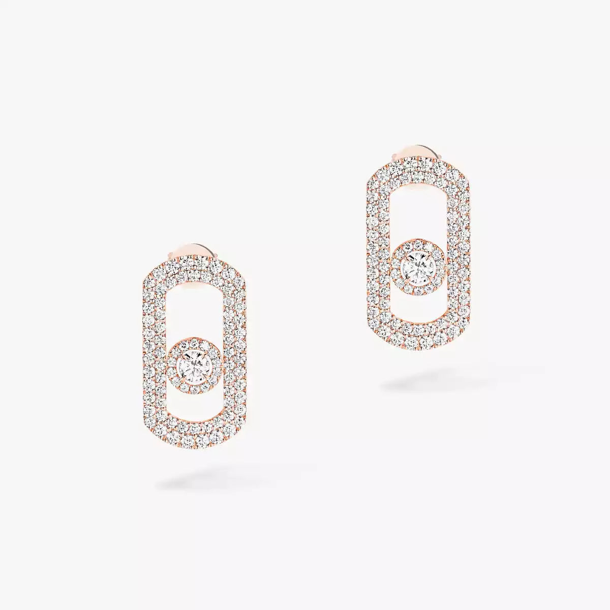 [AuraJewelry]So Move Pave_-Set Diamond Earrings in Silver