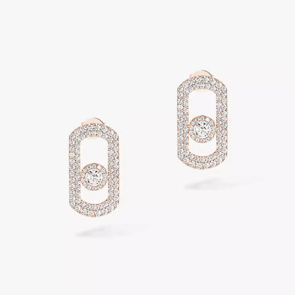 [AuraJewelry]So Move Pave_-Set Diamond Earrings in Silver