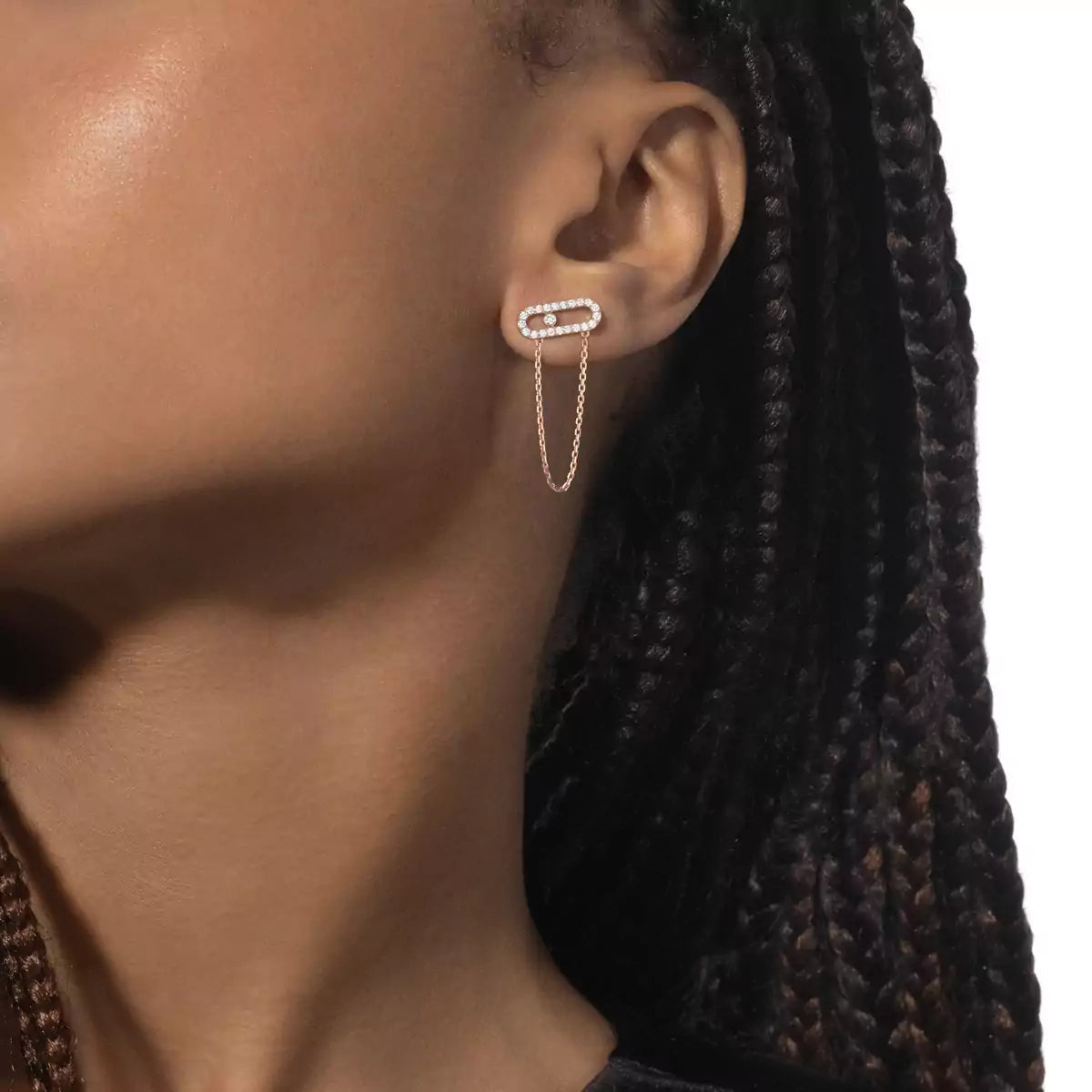 [Aurajewelry]Move Uno Diamond Earrings