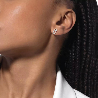 [AuraJewelry]Move Uno Diamond Earrings